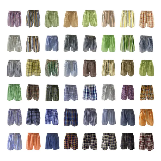 【MURANO】買5送4超值9件組台灣製純棉四角褲混色(台灣製、現貨、全棉、四角褲、平口褲、內褲、混色)