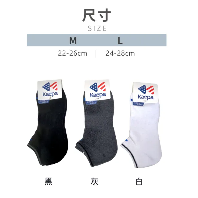 【Kaepa】單入-歐美素面運動排潮隱形襪(男/女款)