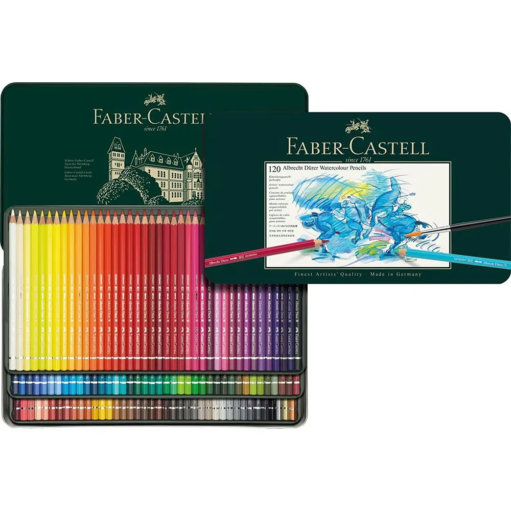 【Faber-Castell】藝術級120色水性色鉛筆117511(開學 文具 畫畫 美術 寫生 禮物)