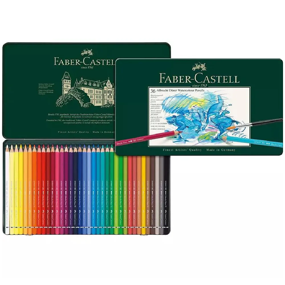 【Faber-Castell】藝術級36色水性色鉛筆117536(開學 文具 畫畫 美術 寫生 禮物)