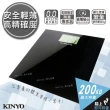【KINYO】LCD大螢幕電子體重計/健康秤鋼化玻璃(DS-6585)