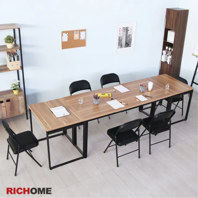 【RICHOME】杜克180CM40CM工作桌/電腦桌/辦公桌/會議桌/長桌/書桌(辦公室首選)