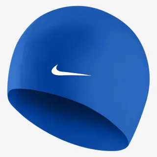 【NIKE 耐吉】SWIM 矽膠泳帽 藍 93060-494_OS(男女泳帽)