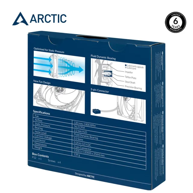 【ARCTIC】P14 14公分旋風扇 樂維科技原廠公司貨(14公分)