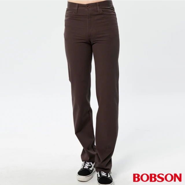 【BOBSON】男款雙向伸縮直筒褲(1719-75)