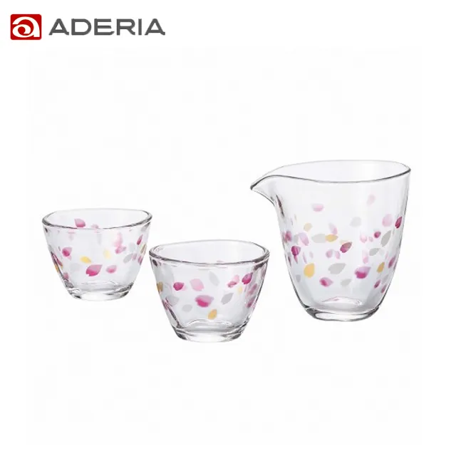 【ADERIA】日本進口櫻花清酒杯壺組(櫻花 清酒 日本製) 禮盒