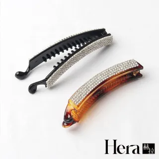 【HERA 赫拉】ll現貨ll閃亮四排水鑽馬尾夾/香蕉夾-2色(現貨瘋搶中)