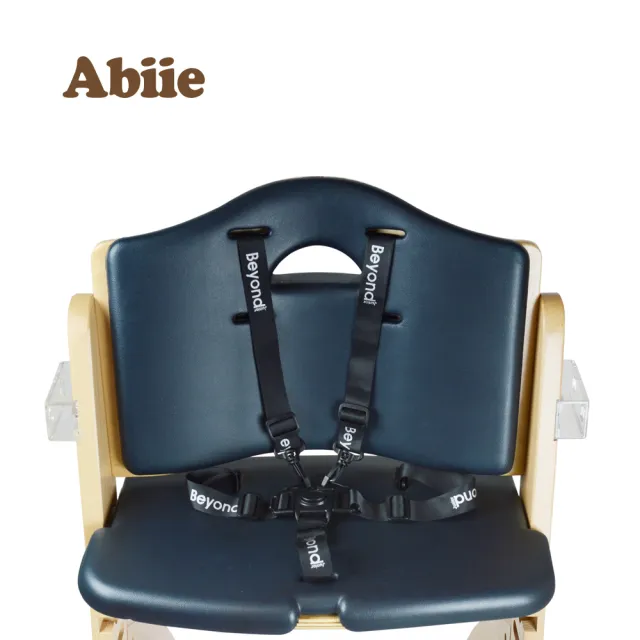 【Abiie】Beyond Junior Y成長型高腳餐椅 胡桃色 含椅墊(椅墊多色可選)