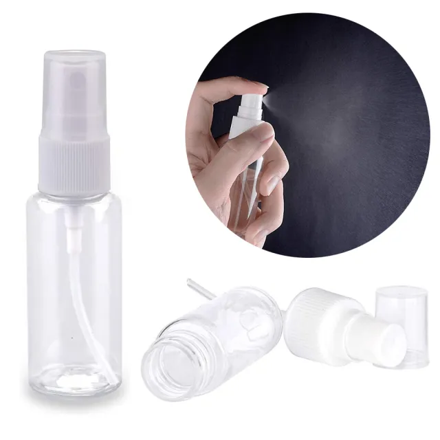 【MYBeauty】6入隨身噴霧分裝瓶30ml-透明(PET分裝罐/旅用分裝/按壓噴霧瓶/小噴罐/塑膠噴瓶)