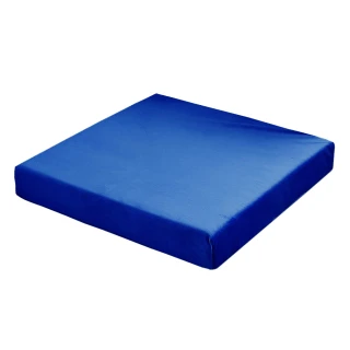 【凱蕾絲帝】台灣製造-高支撐記憶聚合加厚絨布坐墊/沙發墊/實木椅墊55x55cm(深藍一入)