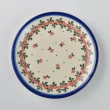 【波蘭陶】Vena  點心盤 陶瓷盤 水果盤 沙拉盤 餐盤 16cm 波蘭手工製(玫瑰花圈系列)