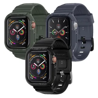 【Spigen】Apple Watch   S9/8/7/6/5/4/SE Rugged Armor Pro防摔保護殼專業版(SGP 三色 45/44_41/40mm)