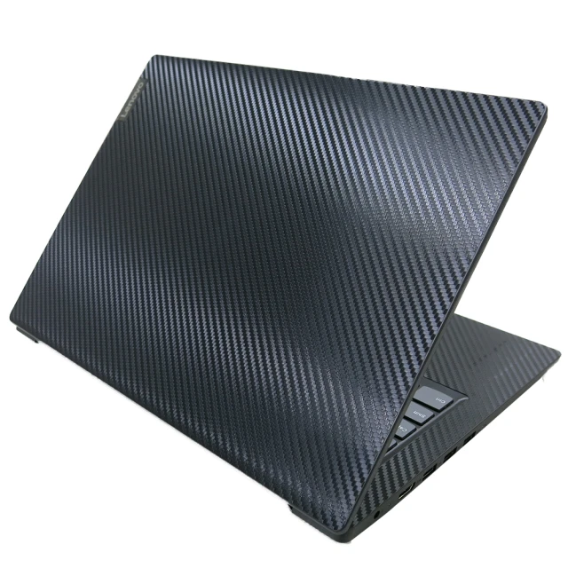 【Ezstick】Lenovo IdeaPad S145 14 IWL 黑色立體紋機身貼(含上蓋貼、鍵盤週圍貼)