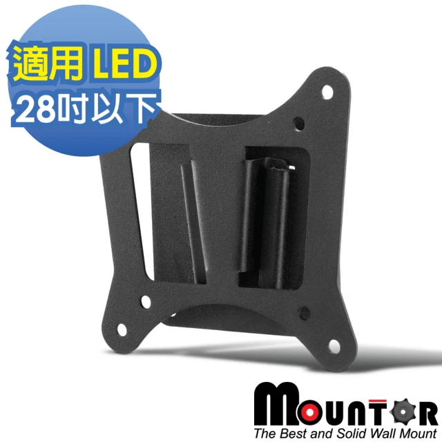 【HE Mountor】Mountor固定式嵌入型壁掛架/螢幕架-適用28吋以下LED(ML1010)