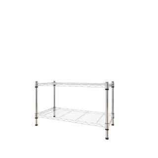 【特力屋】 鍍鉻二層架 寬75*深35*高45公分