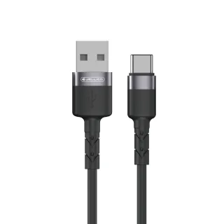 【JELLICO】USB to Type-C  1M 急速快充充電傳輸線(JEC-KDS100-BKC)