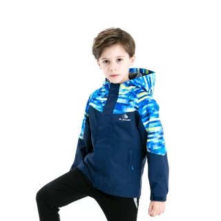 【St.Bonalt 聖伯納】機能防風防水單層衝鋒外套│童款 8034(防水 防風 透氣 耐磨 保暖 衝鋒衣 外套 兒童)