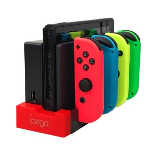 【Nintendo 任天堂】Switch底座外掛擴充joy-con手把控制器充電座(mini版)