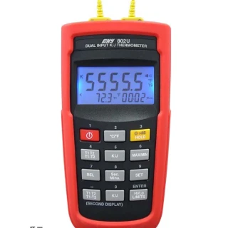 【CHY】CHY-802U K/J 型雙輸入溫度計USB介面(溫度計 溫度測量)
