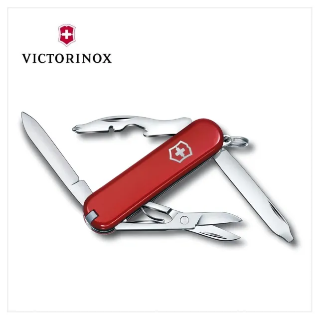 【VICTORINOX 瑞士維氏】Rambler10用瑞士刀/紅(0.6363)