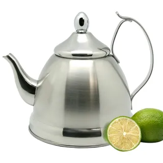 Creative Home NOBILI-TEA 950ml鏡面不鏽鋼附濾網沖茶器 茶壺 水壺