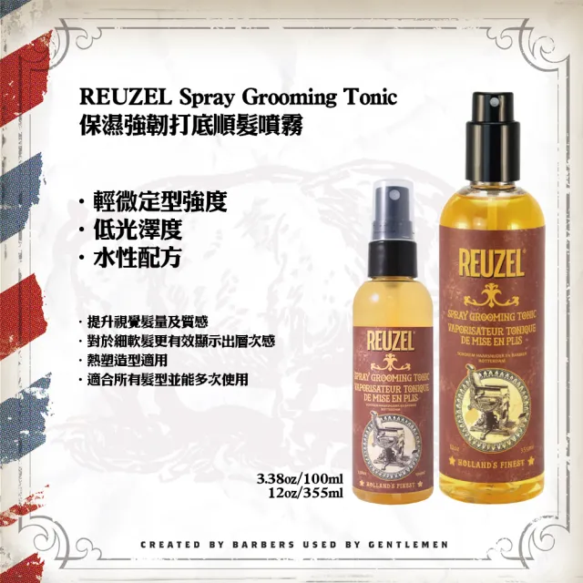 【REUZEL】保濕強韌打底順髮噴霧(355ml)