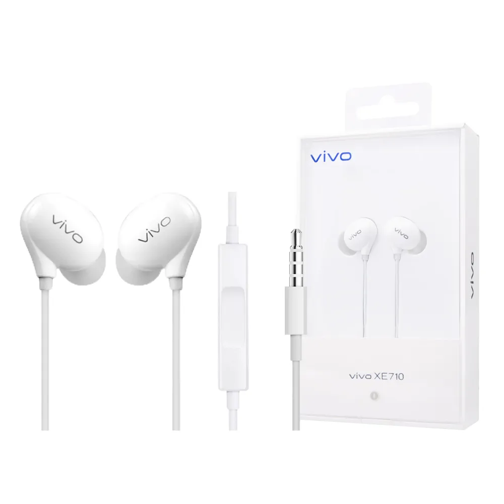 【vivo】原廠 XE710 高品質HiFi入耳式 3.5mm耳機 各廠牌適用(全新盒裝)