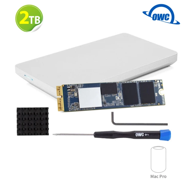 【OWC】Aura Pro X2 2TB NVMe SSD(含工具和 Envoy 外接盒的 Mac Pro 升級套件)