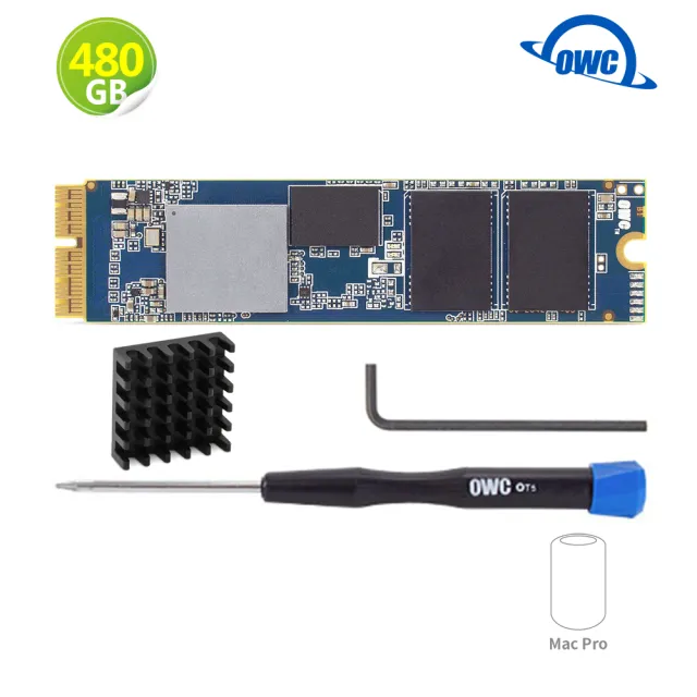 【OWC】Aura Pro X2 480GB NVMe SSD(含工具、散熱片的 Mac Pro 升級套件)