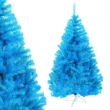 【摩達客】台灣製-6尺/6呎-180cm豪華型晶透藍色聖誕樹-裸樹(不含飾品/不含燈/本島免運費)