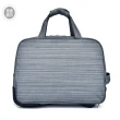 【悅生活】GoTrip微旅行--23吋質感絲紋登機拉桿行李袋 藍色(拉桿包 行李箱 防潑水 登機箱)
