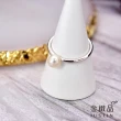 【金緻品】天然珍珠戒指 公主(K金 珍珠 氣質 典雅)