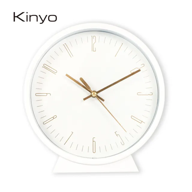 【KINYO】三合一桌鐘/鬧鐘/掛鐘(北歐風 ACK-7115)