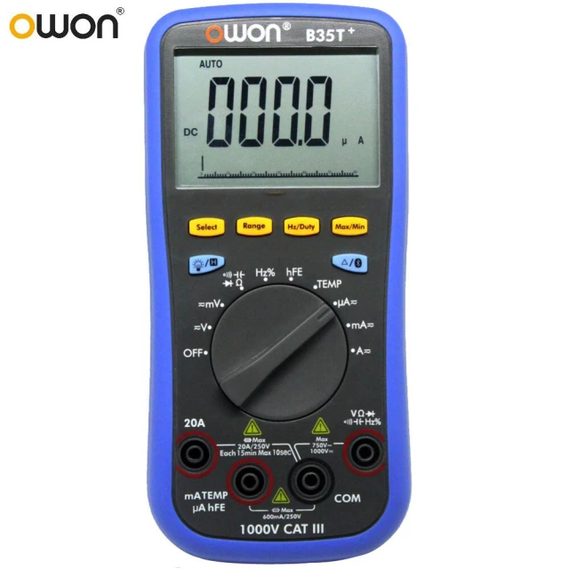 【OWON】OWON 智慧型3 5/6 TRMS三用電錶 B35T+(三用電錶)