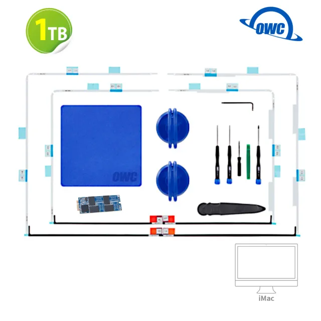 【OWC】OWC Aura Pro 6G - 1TB(包含安裝工具和組件的 iMac 完整升級套件)