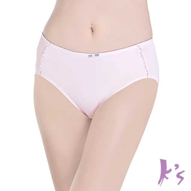 【K’s 凱恩絲】有氧蠶絲日系甜美棉柔女三角內褲(3件組)