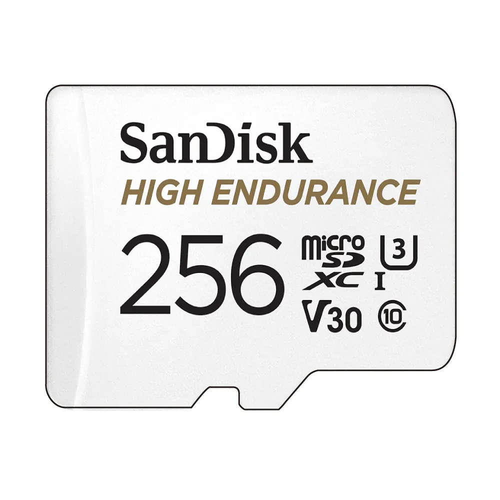 【SanDisk 晟碟】高耐用強效能監控設備專用microSDXC 256GB記憶卡(平行輸入)