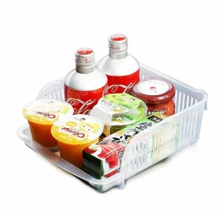 【日本INOMATA】冰箱冷藏-可疊放收納籃(3入裝)