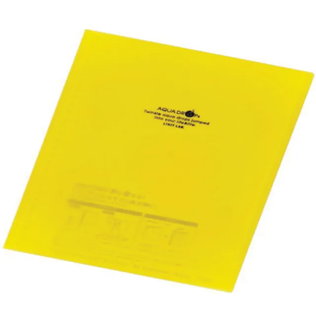 【LIHIT L】N-1620-5 黃色活頁筆記本(AUQA DROPs)