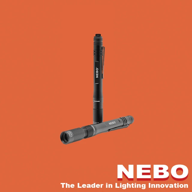 【NEBO】Inspector高亮度旋轉調焦防水筆形手電筒(NE6713TB)
