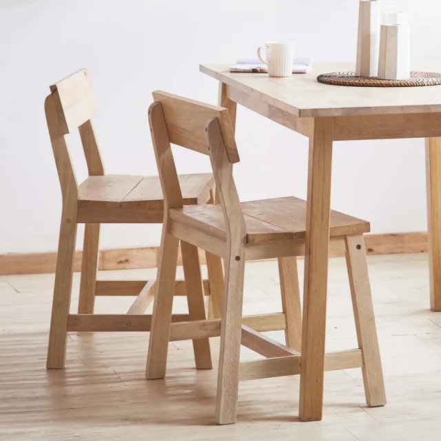 【H&D 東稻家居】實木餐椅/TCS3-02644(餐椅 椅 木椅)