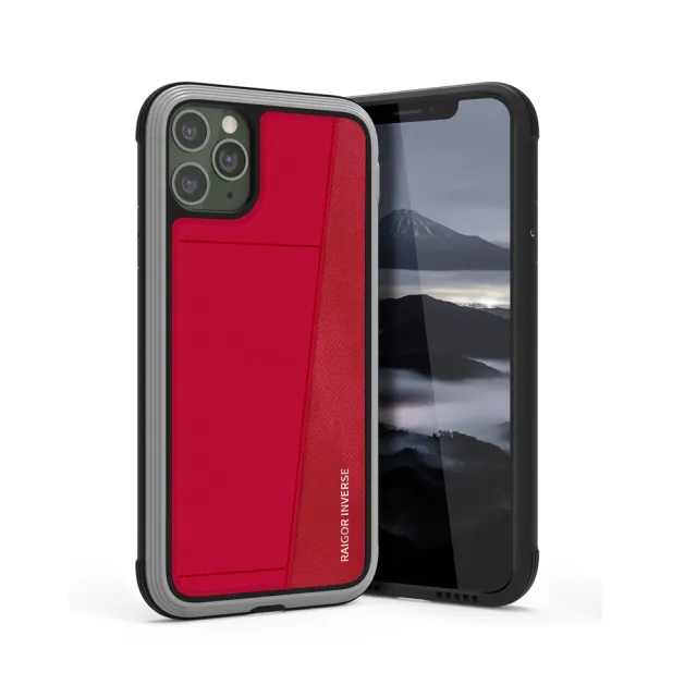 【RAIGOR INVERSE】杰克系列 iPhone 11 Pro 5.8吋 插卡背蓋 防摔保護殼(2.5米 SGS防摔認證)