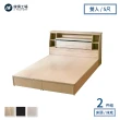 【A FACTORY 傢俱工場】藍田 日式收納房間2件組 床頭箱+床底 雙人5尺