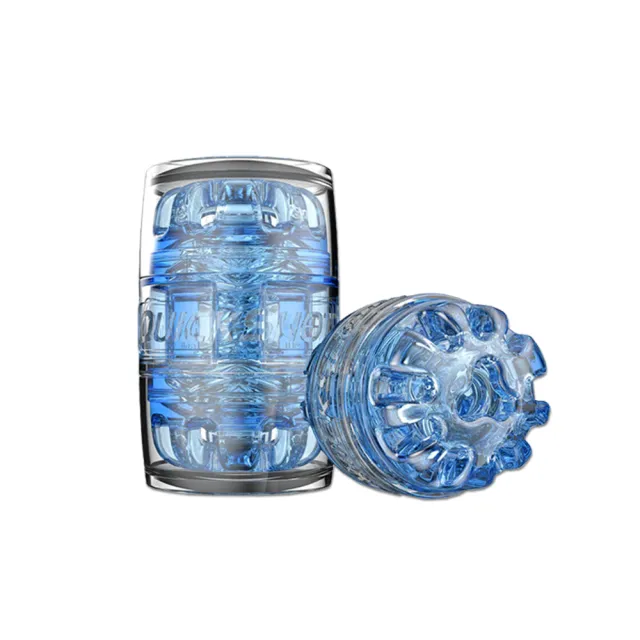 【FLESHLIGHT】潮玩藍晶渦輪飆火輪 猛男貫通式自慰神器QUICKSHOT TURBO(自慰器 自慰神器 貫通式自慰器)