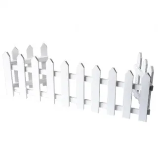 【特力屋】ㄇ型圍籬 白色146cm