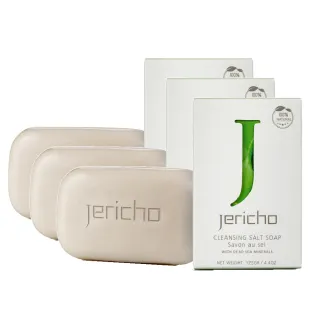 【Jericho】即期品-天然活膚死海礦物鹽皂 125g(超值3入)