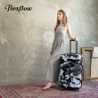 【Flexflow】黑迷彩 29吋 特務箱 智能測重 防爆拉鍊旅行箱(南特系列)