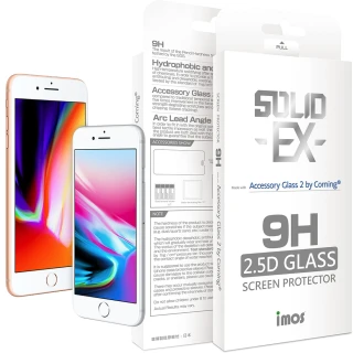 【iMos】Apple iPhone 8(3D滿版 強化玻璃 螢幕保護貼)