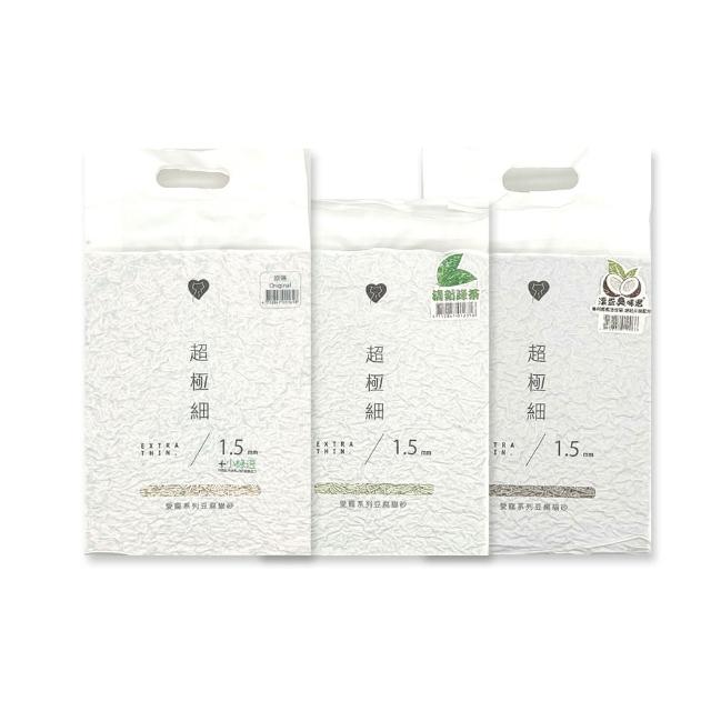 【愛寵】超極細豆腐貓砂6L/2.6kg-6入組