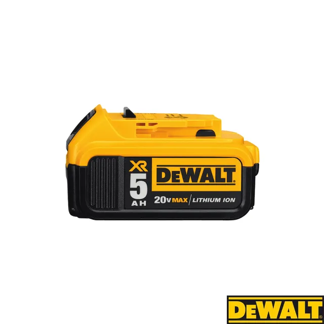 【DEWALT 得偉】20V Max XR超鋰電電池 5.0Ah(DCB205)